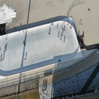 Mobile Icerinks 2 <p>For a mobile rink, only a paved flat surface is required</p>